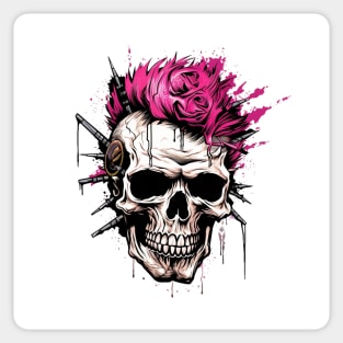 Punker Skull 2 Sticker